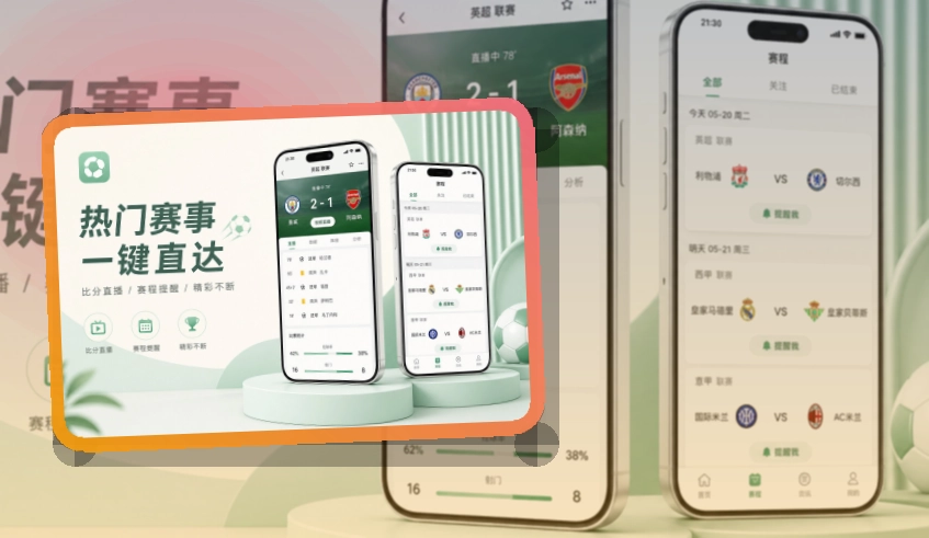 开云 App看赛能力补充 页面展示